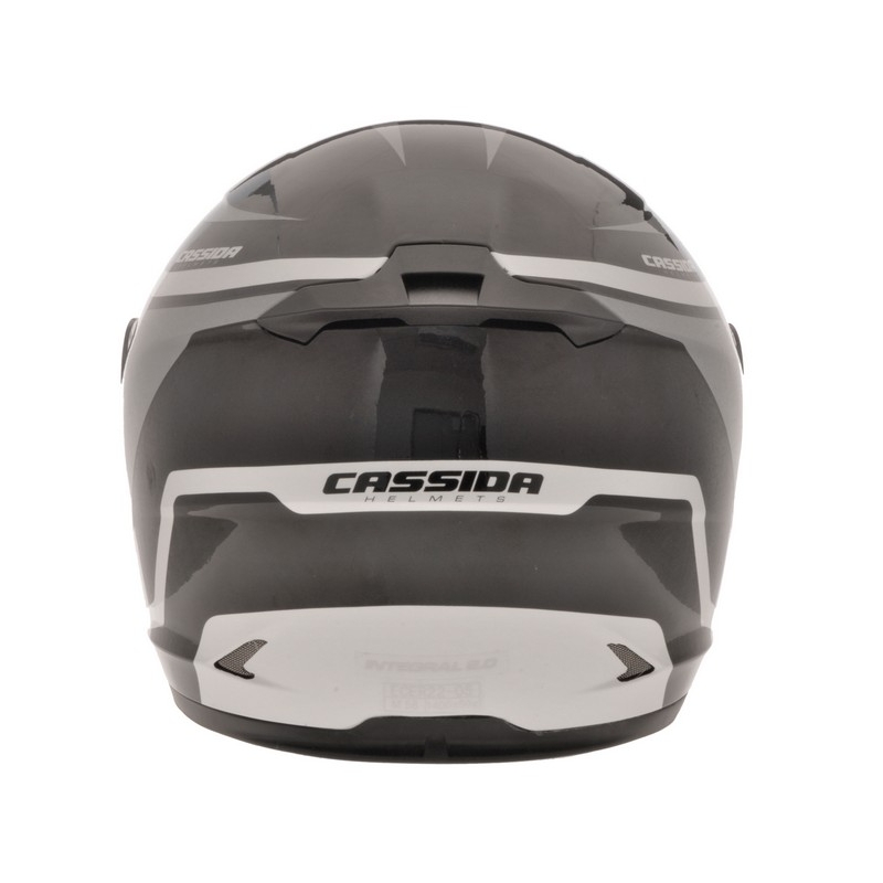 Motoristička kaciga Cassida Integral 2.0 crno-bijelo-siva rasprodaja