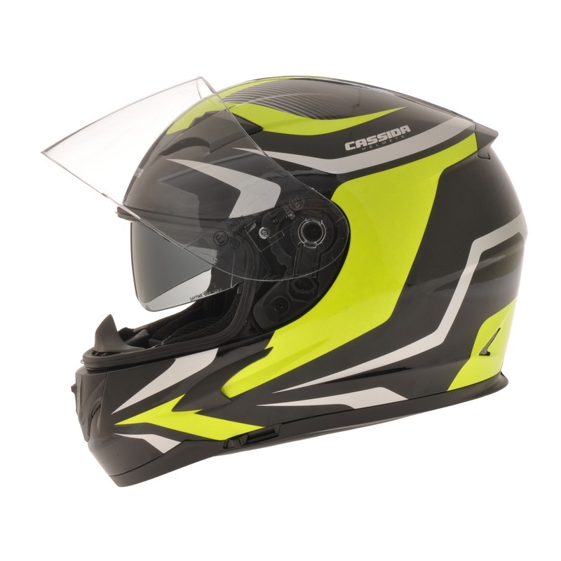 Motociklistička kaciga Cassida Integral 2.0 crno-siva-fluo žuta