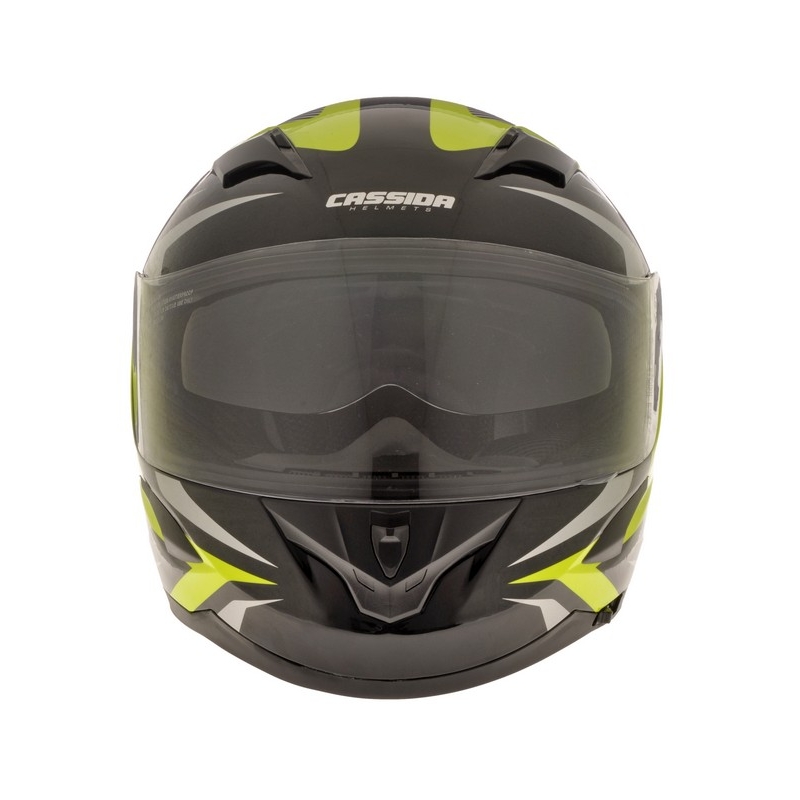 Motociklistička kaciga Cassida Integral 2.0 crno-siva-fluo žuta