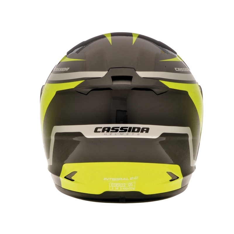 Motociklistička kaciga Cassida Integral 2.0 crno-siva-fluo žuta