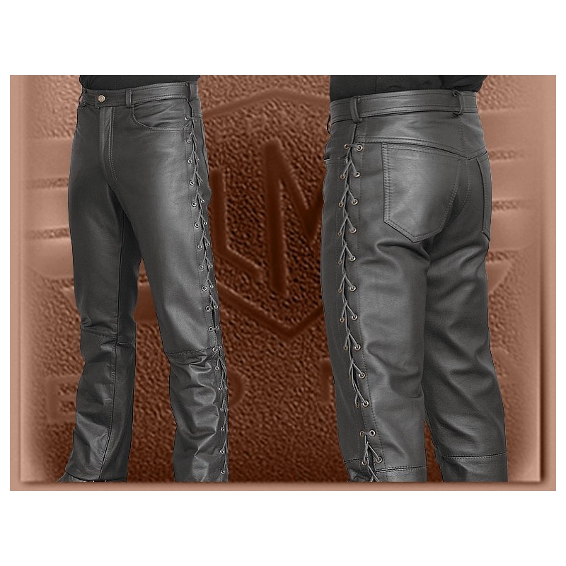 Chopper hlače s vezicama sa strane