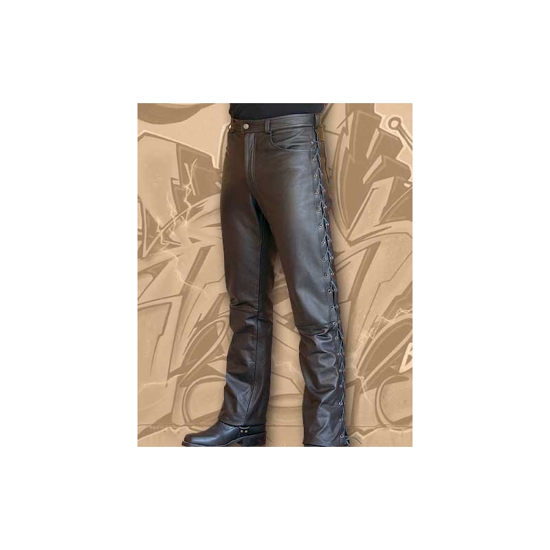 Chopper hlače s vezicama sa strane