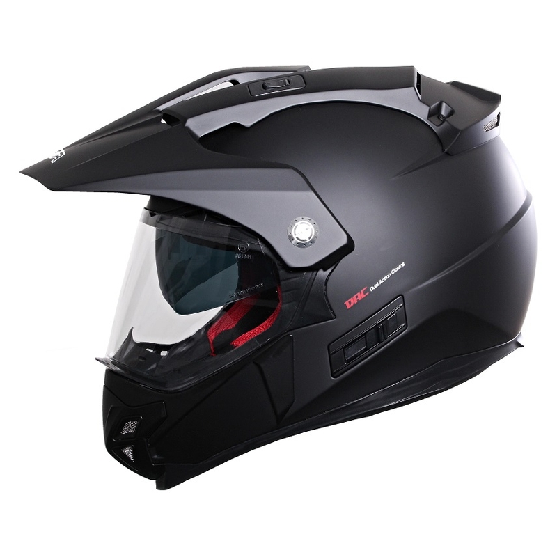 Enduro kacige sa vizirom RSA MX-01 crna mat rasprodaja