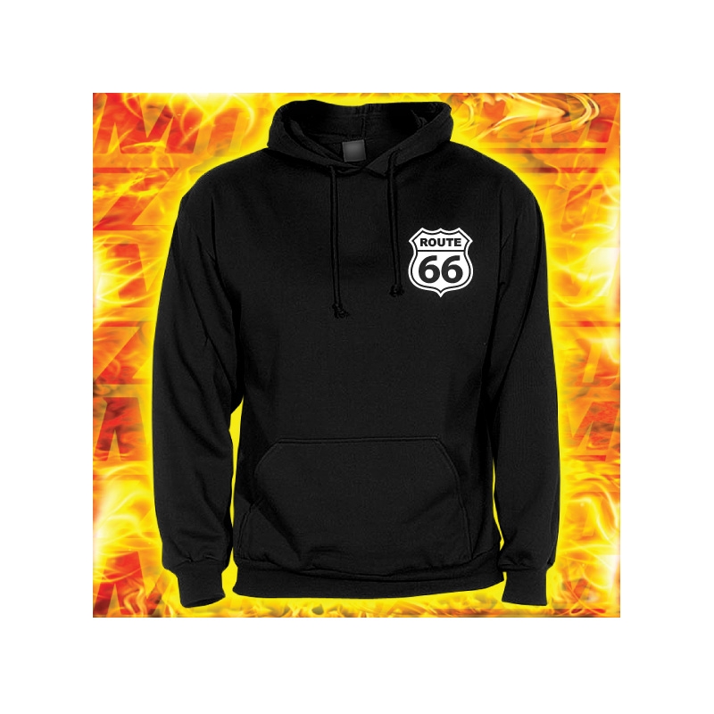 Hoodie s motivom Route 66