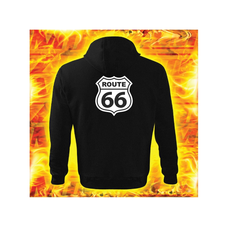 Hoodie s motivom Route 66