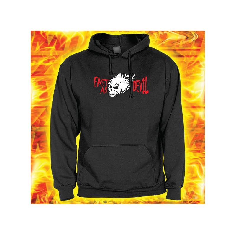 Hoodie s motivom Fast as Devil