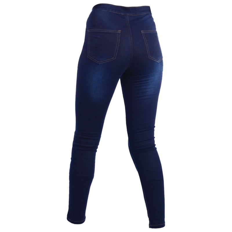 Ženske produžene tajice Oxford Jeggings plava