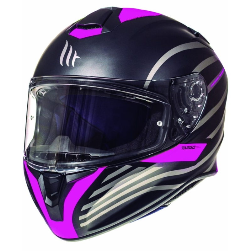 Integralna motociklistička kaciga MT Targo Doppler fluo pink mat - II. kvaliteta