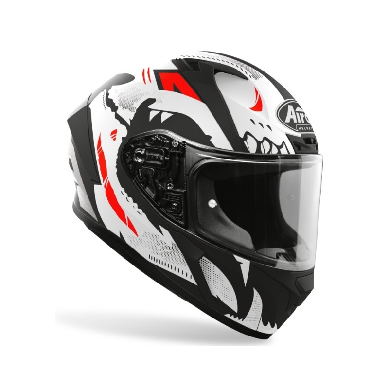 Airoh Valor Nexy Integral kaciga bijelo-crna-fluo narančasta rasprodaja