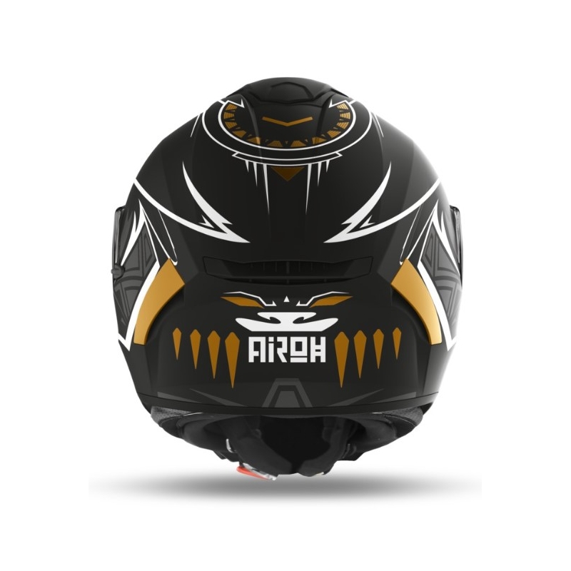 Airoh Spark Vibe integralna kaciga crno-bijelo-zlatna