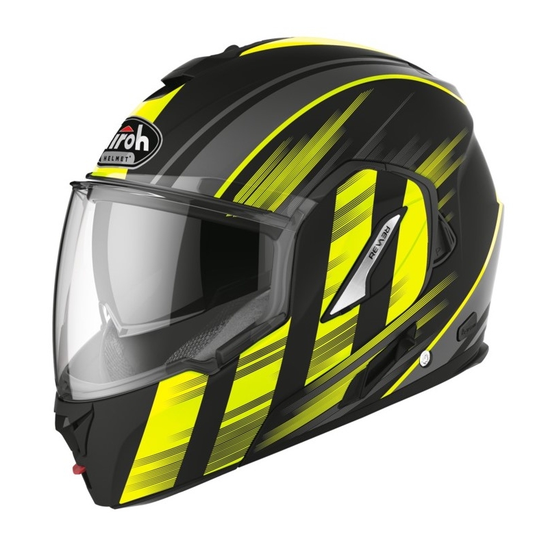Preklopna kaciga Airoh REV19 Ikon crno-fluo žuta