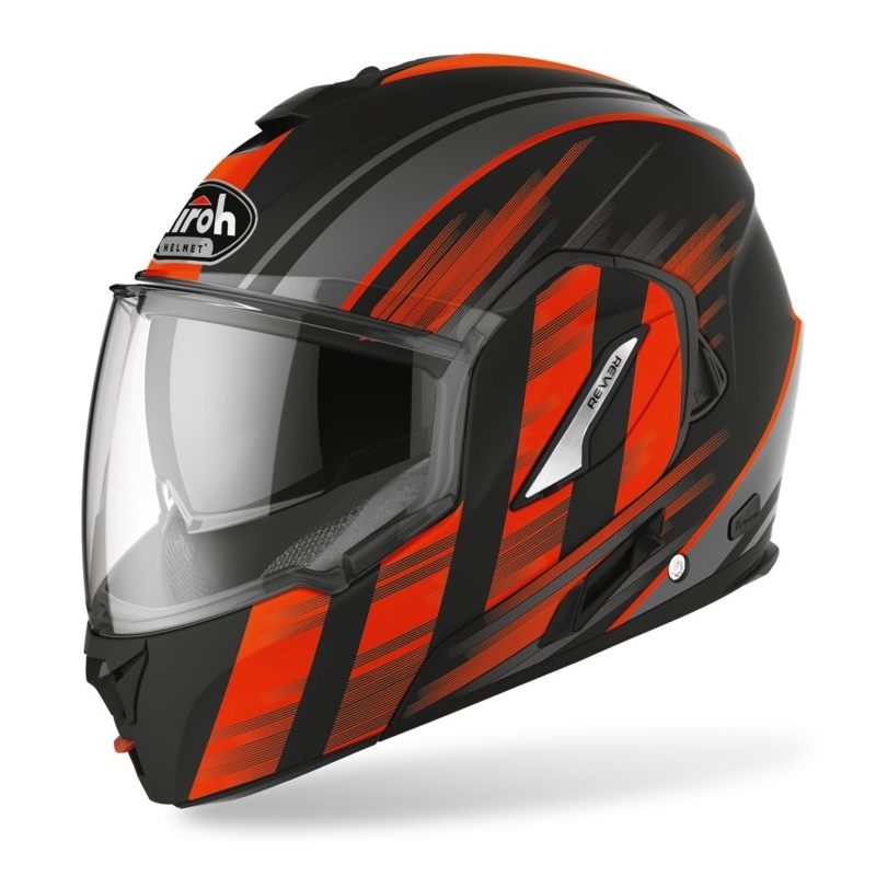 Airoh REV19 Ikon Flip Up kaciga crno-narančasta rasprodaja