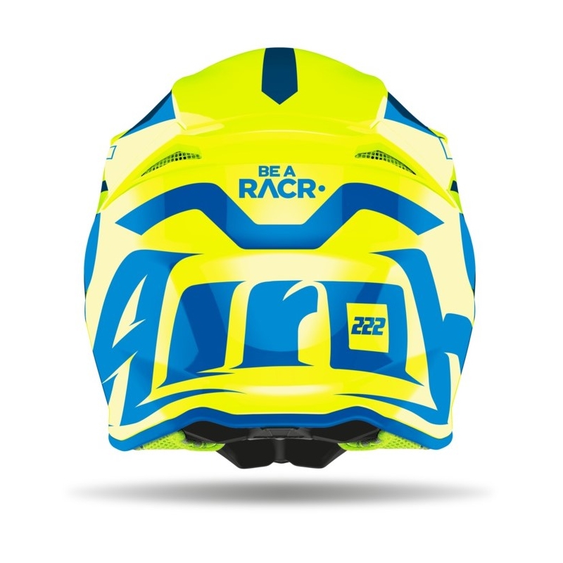 Motocross kaciga Airoh Twist 2.0 Replika Cairoli 2020 plavo-fluo žuta