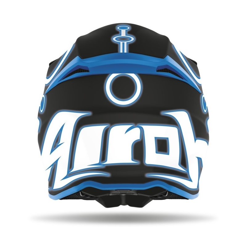Motocross kaciga Airoh Twist Neon crno-plava