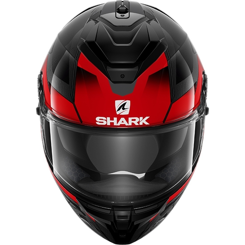 Integralna kaciga SHARK SPARTAN GT Carbon Shester crno-crvena