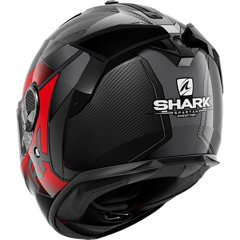 Integralna kaciga SHARK SPARTAN GT Carbon Shester crno-crvena