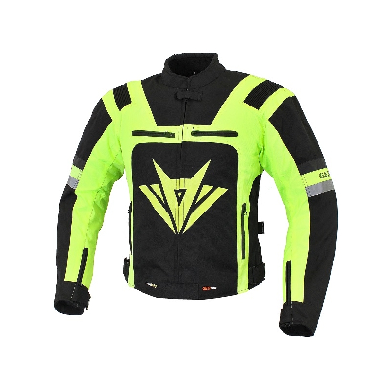 Motociklističke jakne RSA Gear Black-Fluo Yellow rasprodaja