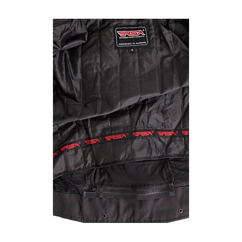 Crno-bijele motociklističke jakne RSA Razor rasprodaja