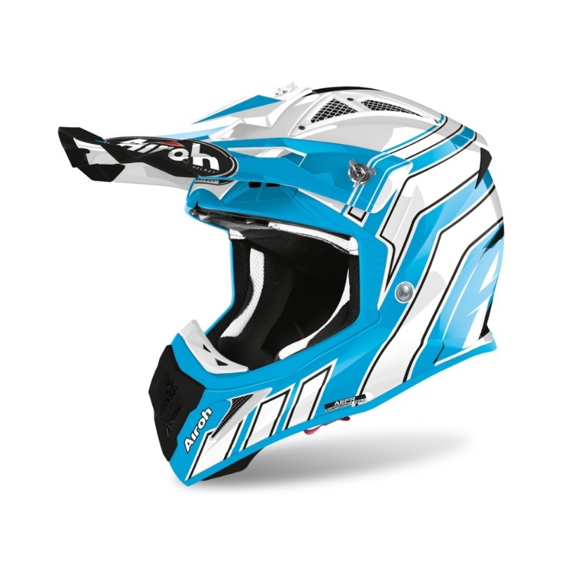 Airoh Aviator Ace Art motocross kaciga plavo-bijela 2021