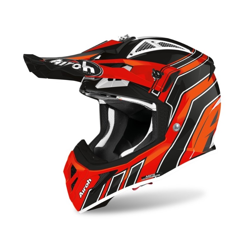 Airoh Aviator Ace Art Motocross kaciga narančasto-crna 2021