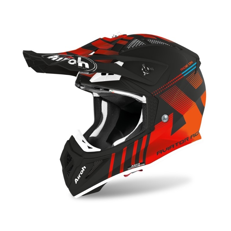 Airoh Aviator Ace Nemesi Motocross kaciga crno-narančasta rasprodaja