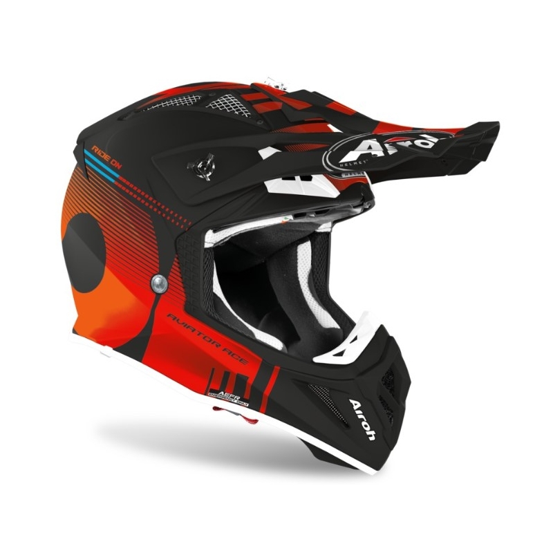 Airoh Aviator Ace Nemesi Motocross kaciga crno-narančasta rasprodaja