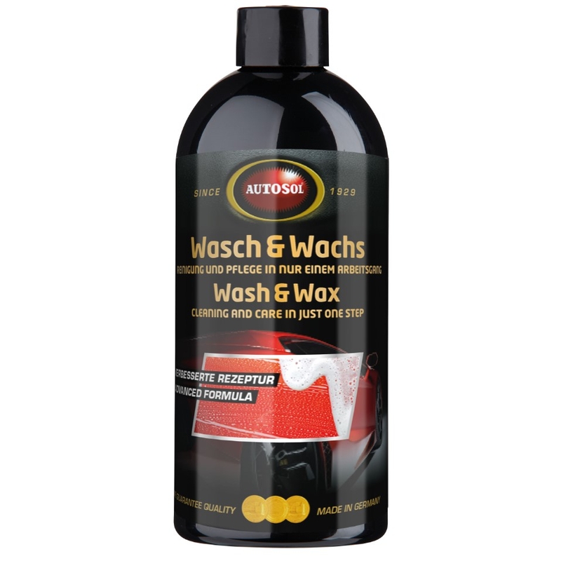 Šampon s voskom Autosol Wash and Wax 500 ml