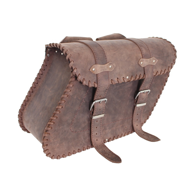 Kožna motoristička torba Chopper RSA-9A smeđa