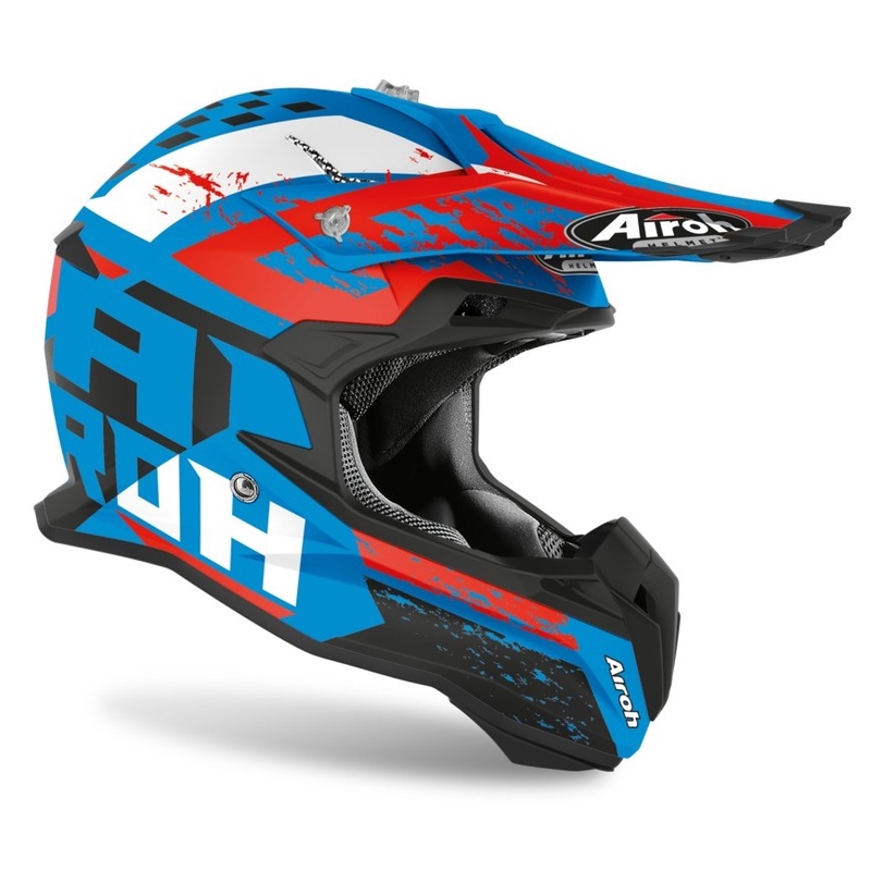 Motocross kaciga Airoh Terminator Hanger tirkizno mat