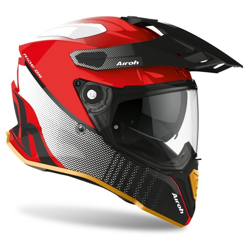 Enduro kaciga Airoh Commander Progress SE crveno-crna