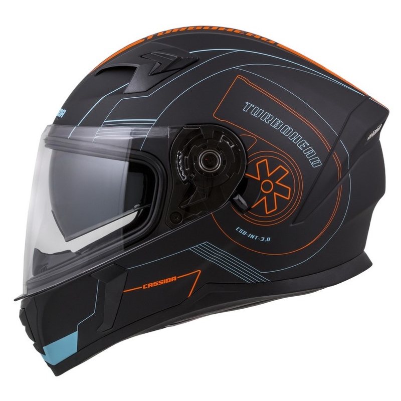 Cassida Integral 3.0 Turbohead kaciga crno-narančasto-plava rasprodaja