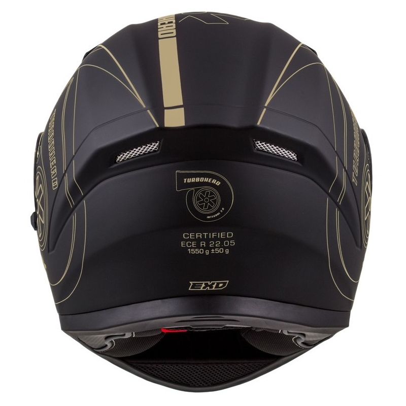 Integralna kaciga Cassida Integral 3.0 Turbohead crno-zlatna