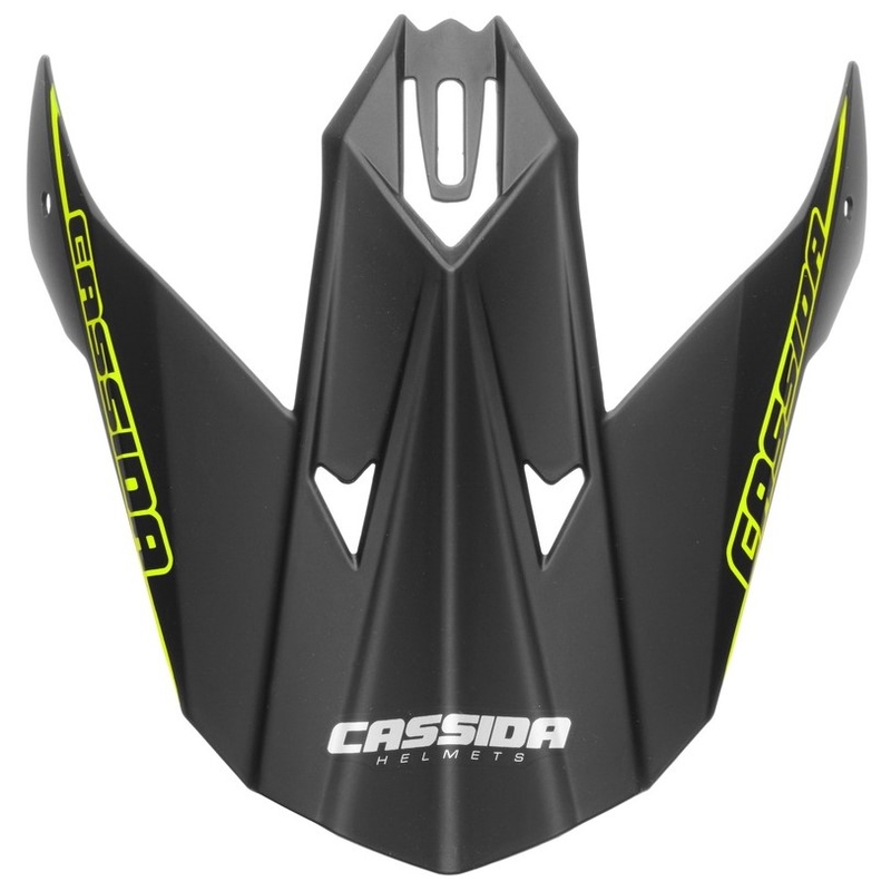 Vizir za dječju kacigu Cassida Libor Podmol crno-sivo-fluo žuto