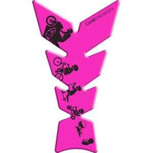 Ispis naljepnice spremnika goriva - Moon fluo pink