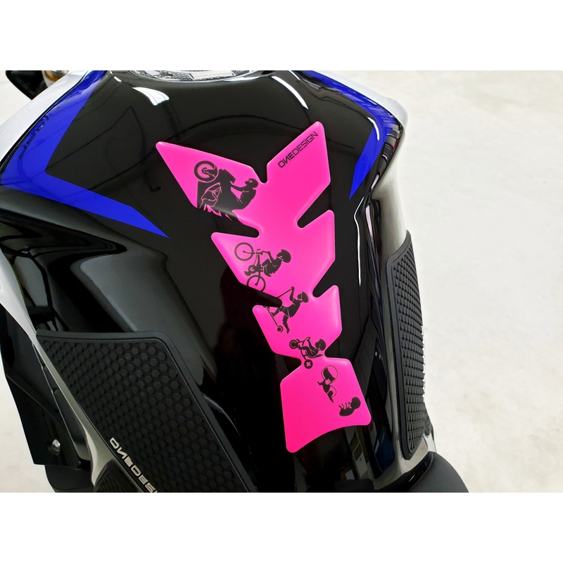 Ispis naljepnice spremnika goriva - Moon fluo pink