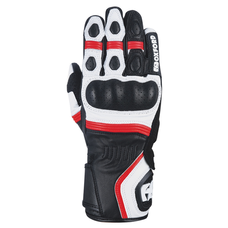 Motociklističke rukavice Oxford RP-5 2.0 bijelo-crno-crvene rasprodaja