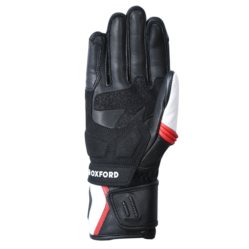 Motociklističke rukavice Oxford RP-5 2.0 bijelo-crno-crvene rasprodaja