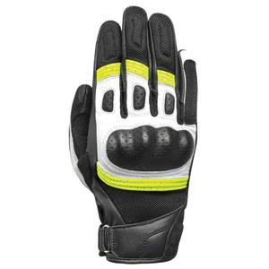 Motociklističke rukavice Oxford RP-6S crno-bijele-fluo žute