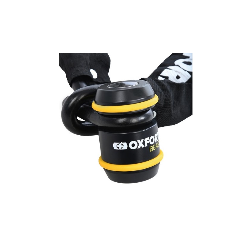 Brava za motor Oxford Beast Lock crno-žuta rasprodaja
