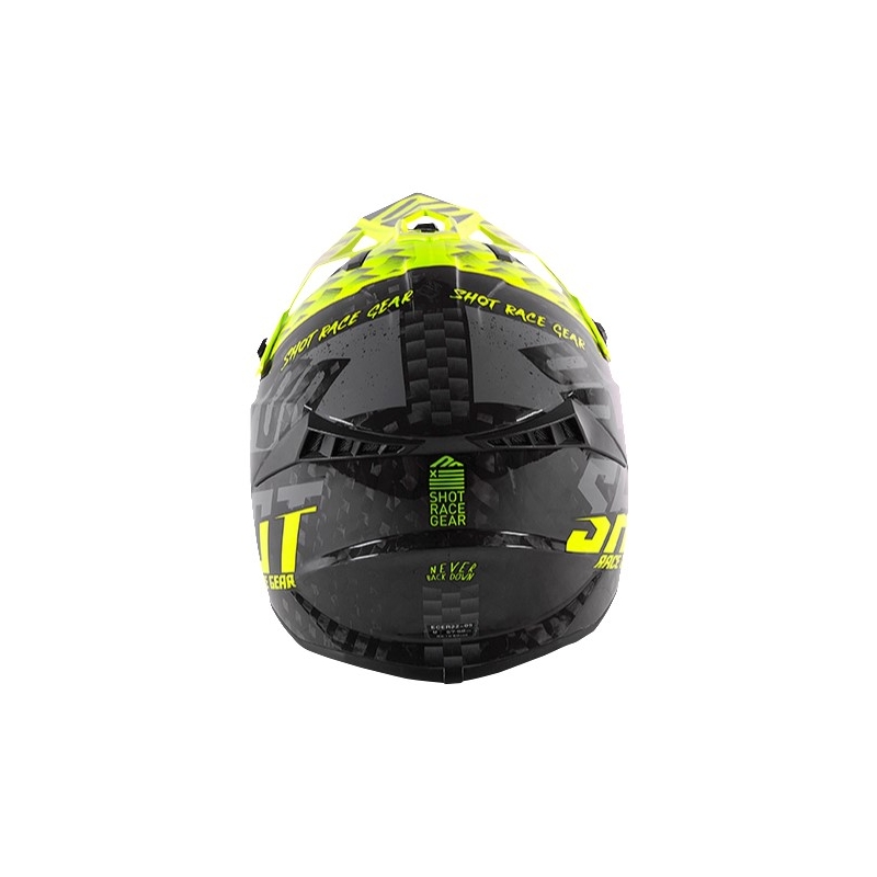 Motocross kaciga Shot Lite Rush Carbon black-grey-fluo yellow