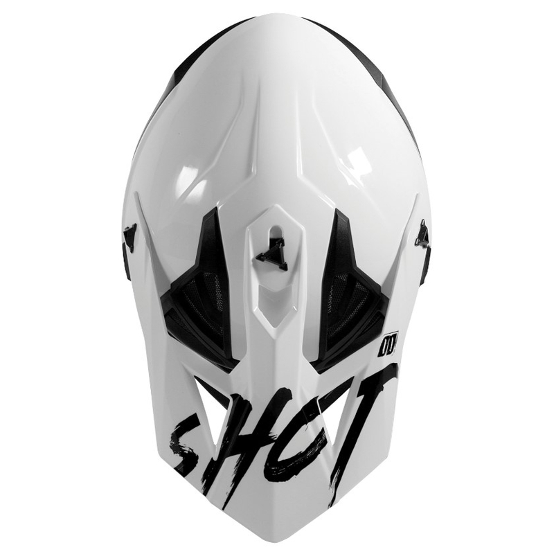 Kaciga za motocross Shot Lite Uni Solid White Glossy rasprodaja