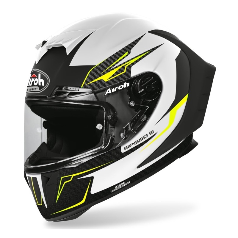 Integralna kaciga Airoh GP 550S Venon bijela-crna-fluo žuta