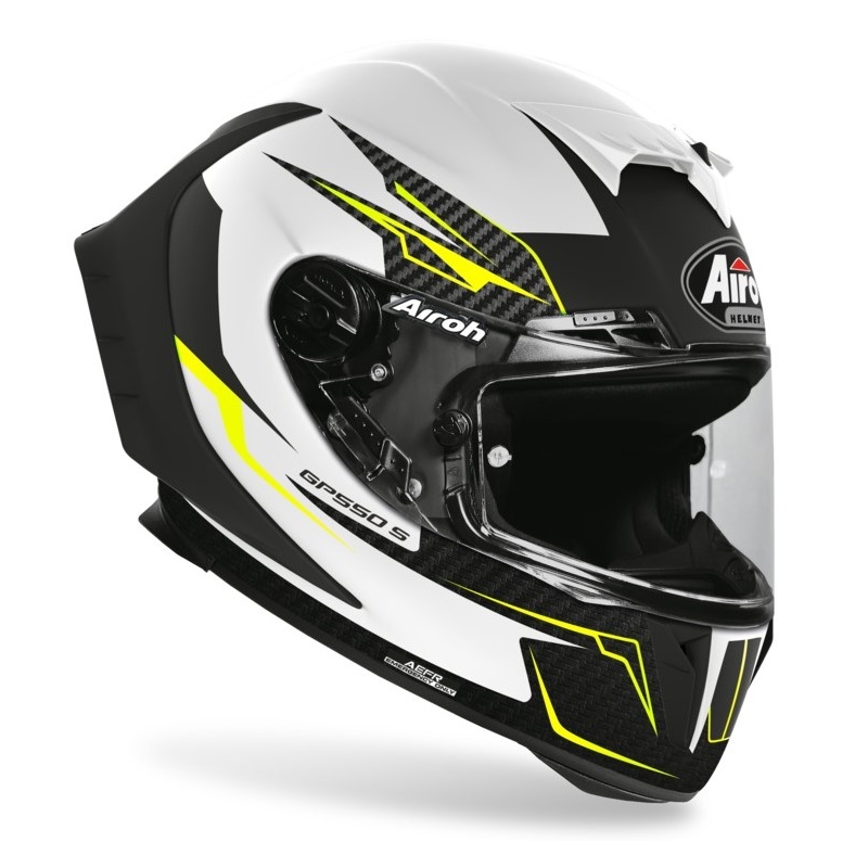 Integralna kaciga Airoh GP 550S Venon bijela-crna-fluo žuta