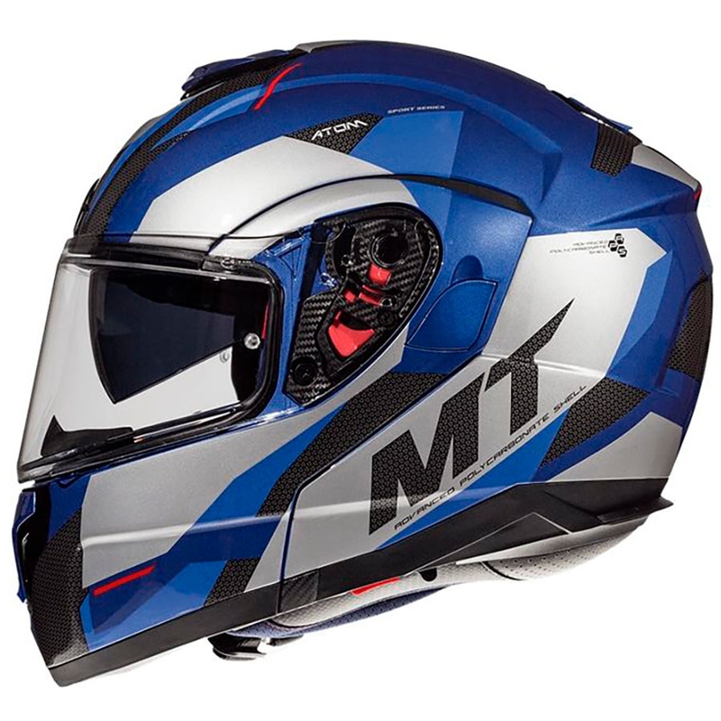 Motociklistička kaciga na preklop MT Atom SV TRANSCEND E7 plava rasprodaja
