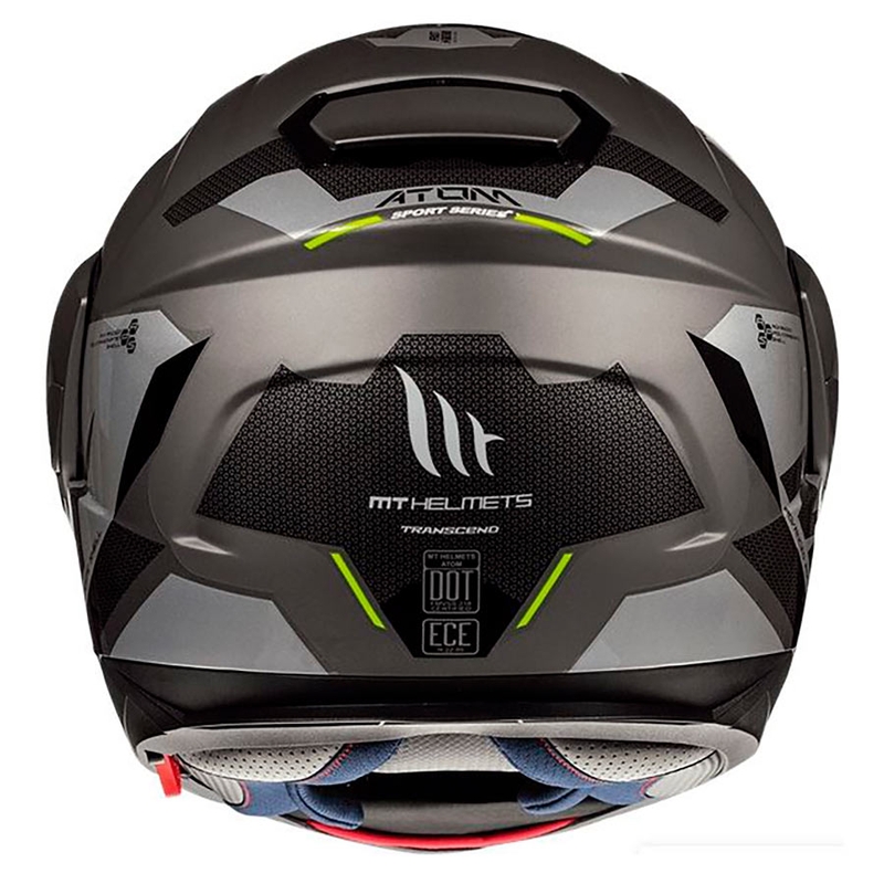 Motociklistička kaciga na preklop MT Atom SV TRANSCEND E2 siva rasprodaja