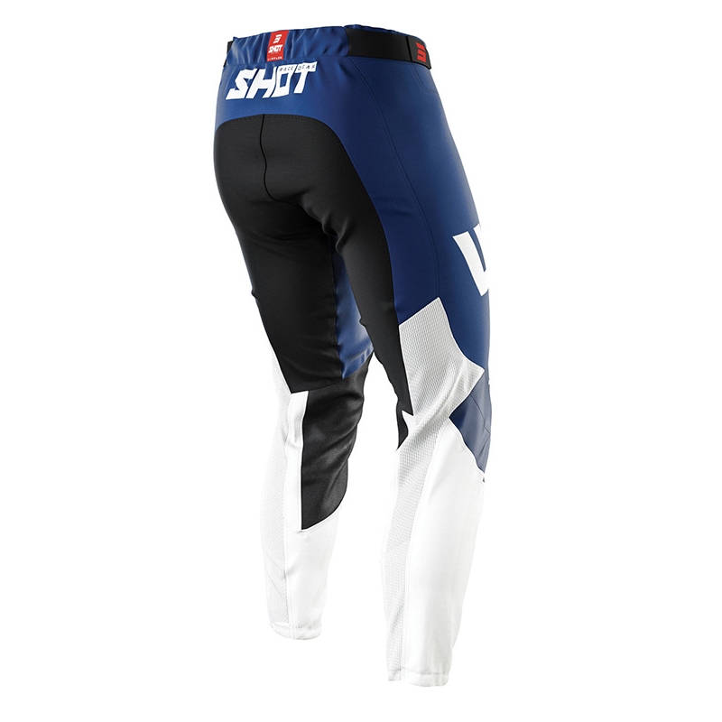 Motocross hlače Shot Aerolite Airflow plavo-bijelo-crvene