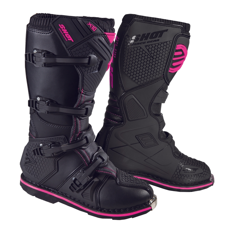 Motociklističkih čizama Shot X10 2.0 Black/Pink rasprodaja