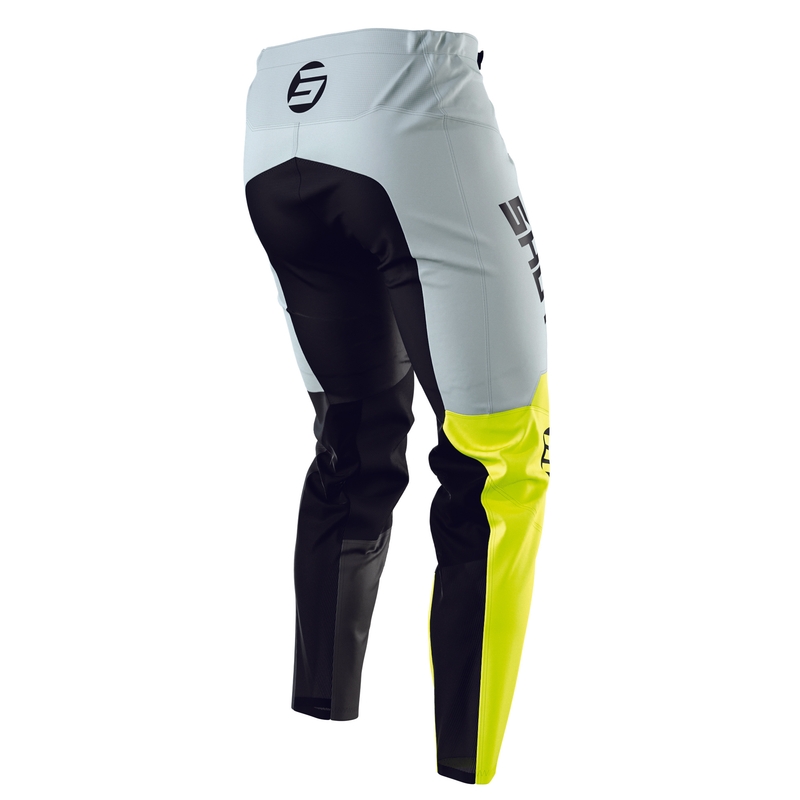 Shot Devo Storm dječje motokros hlače crno-sive-fluo žute rasprodaja