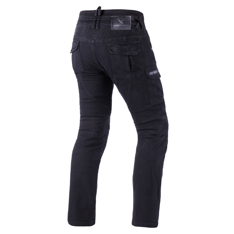 Motorističke traperice Street Racer Cargo CE crne