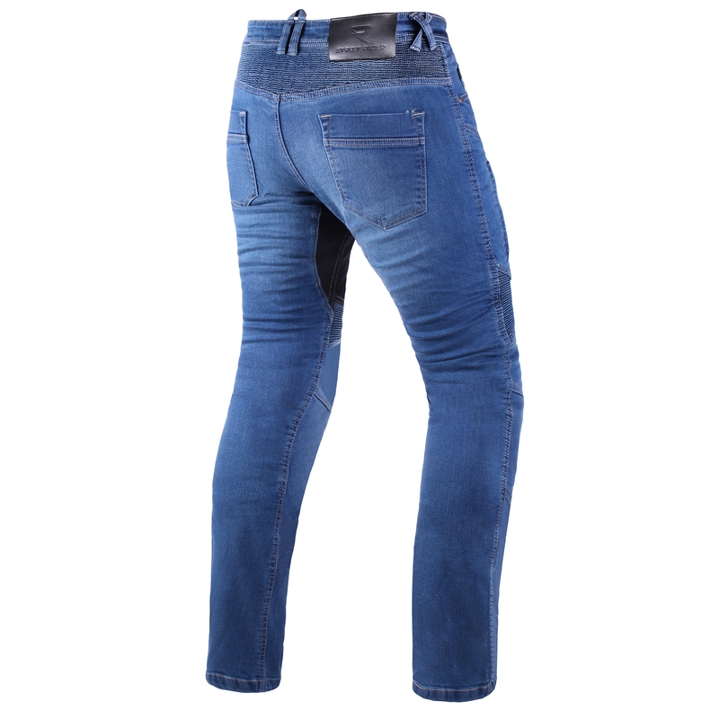 Produžene motociklističke traperice Street Racer Stretch II CE plave